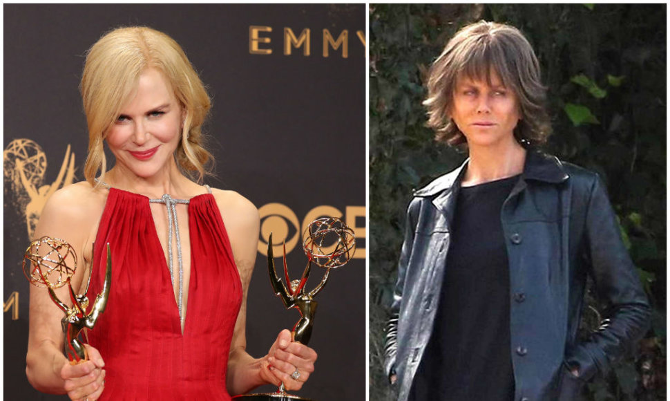Nicole Kidman per „Emmy“ apdovanojimus ir filmuojant filmą „Destroyer“