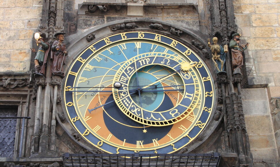 Laikrodis su Zodiako ženklais