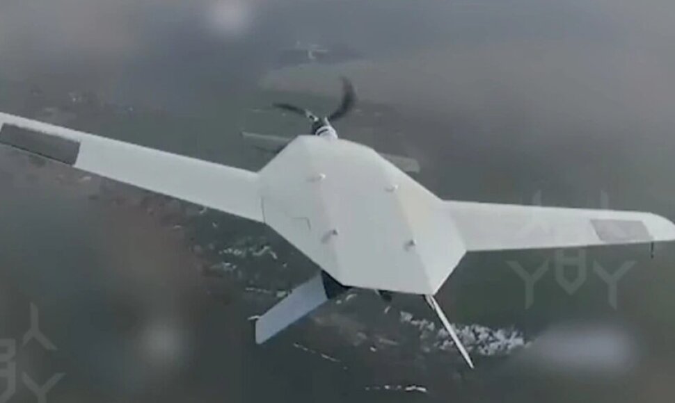 Ukrainos kariai numu&scaron;ė retą Rusijos droną &bdquo;Skat-450M&ldquo;.