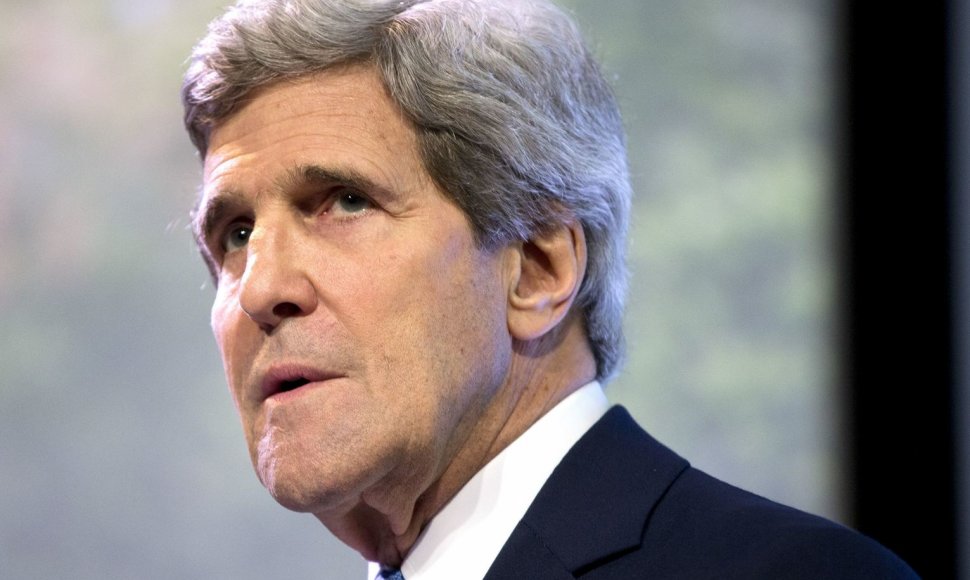 JAV valstybės sekretorius Johnas Kerry