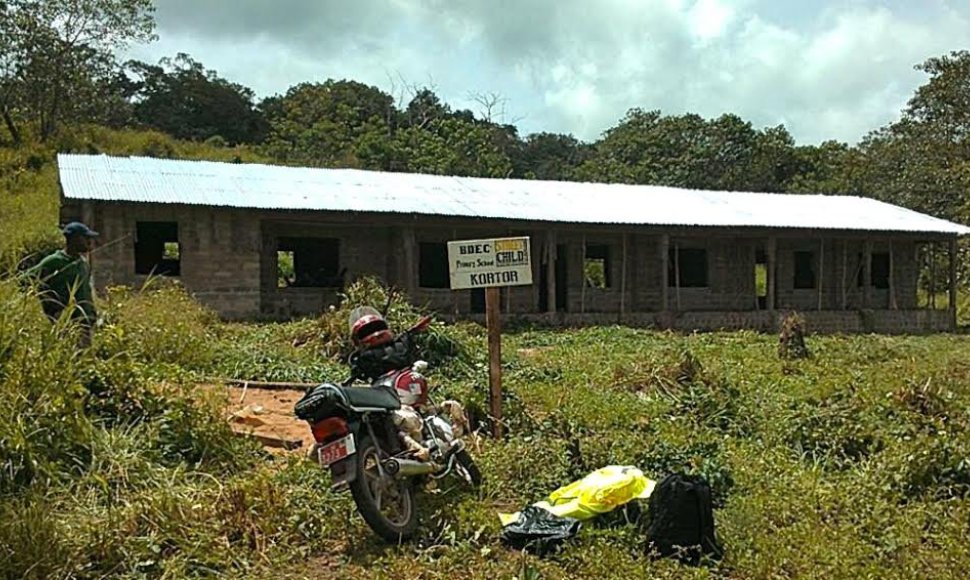 Mokyklos statybos Kortor kaime jau baigtos