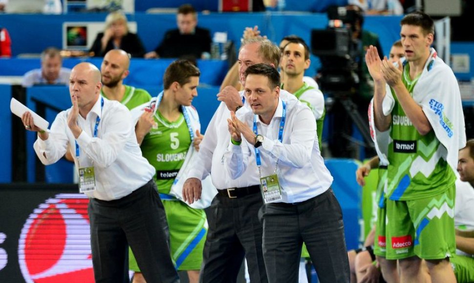 Slovėnijos komandos reakcija po sėkmingos atakos