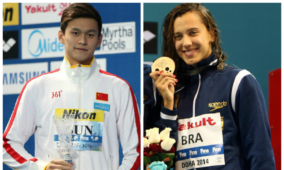 Sun Yangas ir Larissa Oliveira
