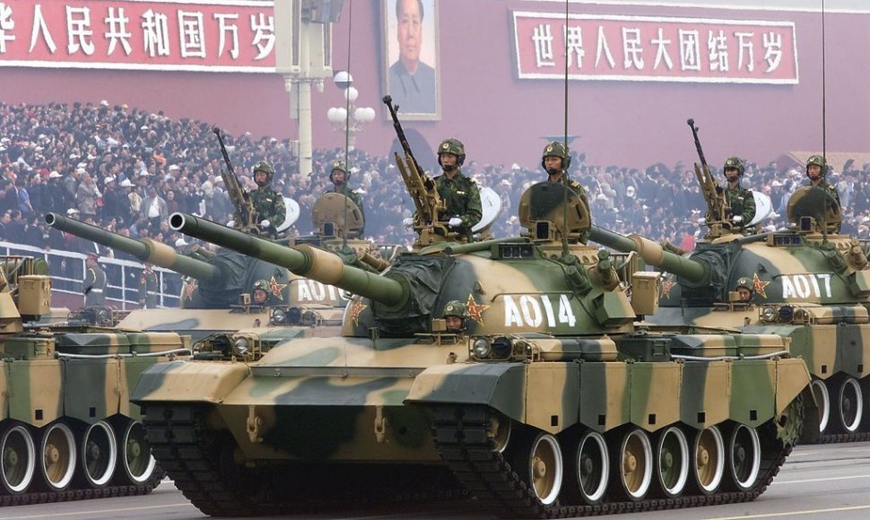Pagrindinis Liaudies išsivadavimo armijos tankas Type-88