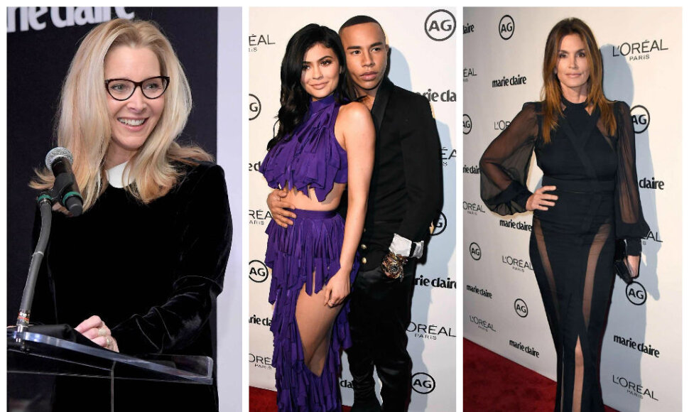Lisa Kudrow, Kylie Jenner su Olivier Rousteingu ir Cindy Crawford