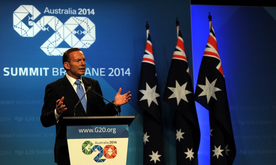 Australijos premjeras Tony Abbottas