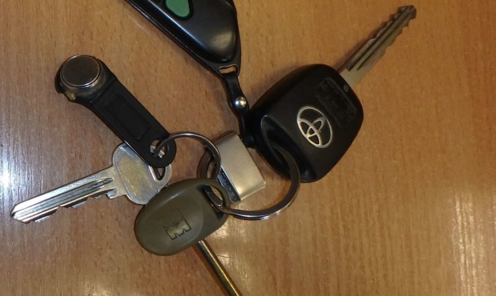 Ieškomas „Toyota“ raktų savininkas