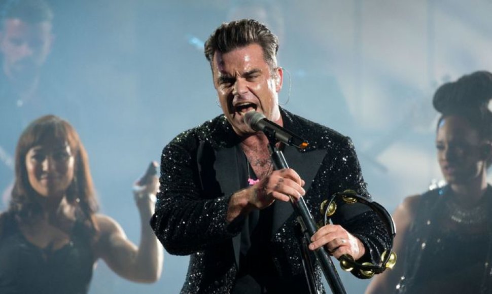  Robbie Williamso koncertinio turo akimirka