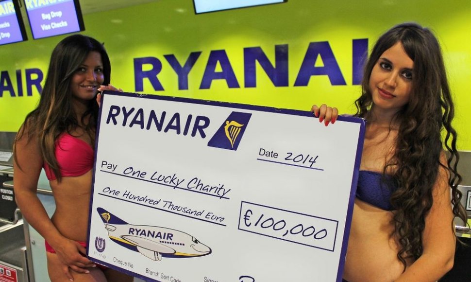 „Ryanair“ labdaringo kalendoriaus pristatymas