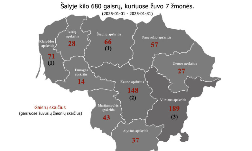 Gaisringumo statistika