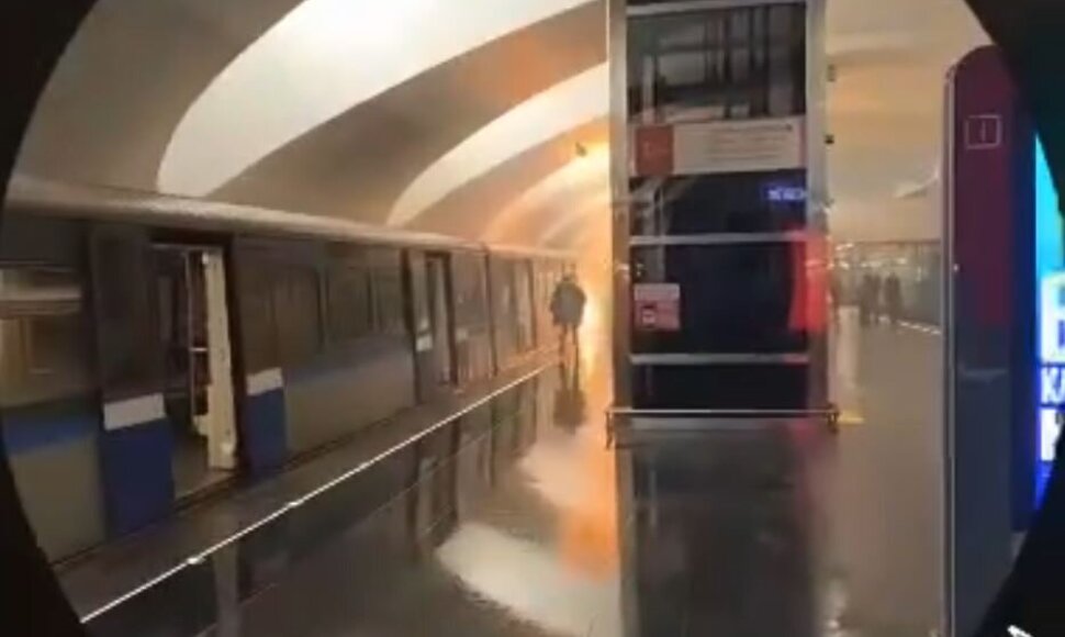 Sprogimas Maskvos metro