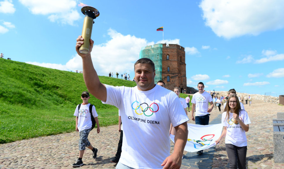 Olimpinė diena Vilniuje – Mindaugas Mizgaitis