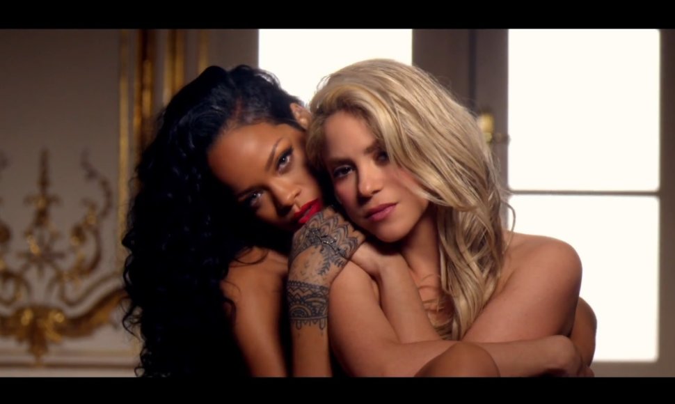 Shakira ir Rihanna dainos „Can't Remember to Forget You“ vaizdo klipe