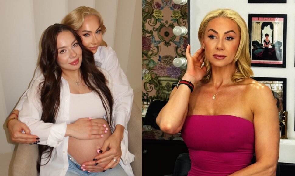 Rasa Vilkienė su dukra Eva