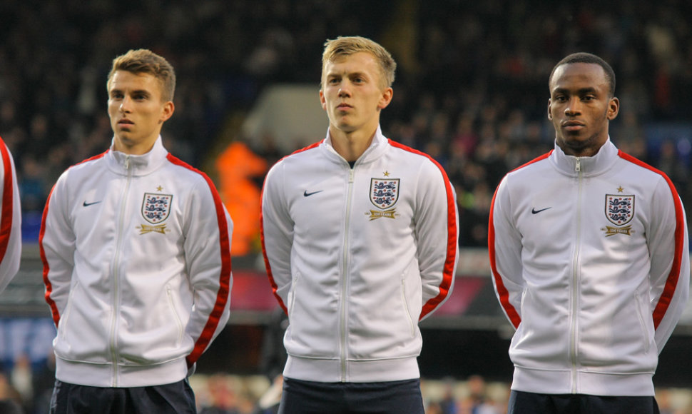 Anglijos U21 rinktinės futbolininkai