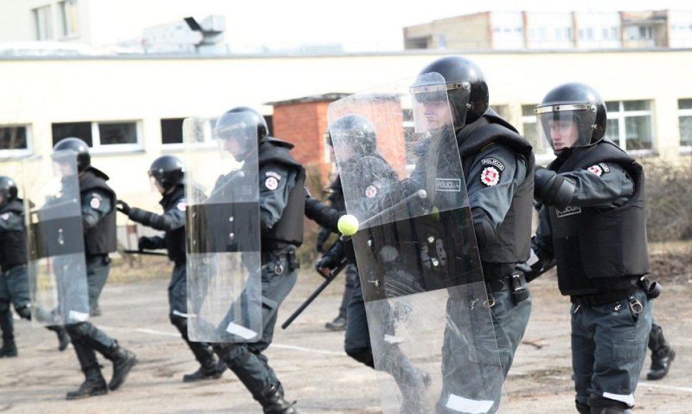 Lietuvos policijos mokyklos kursantų mokymai