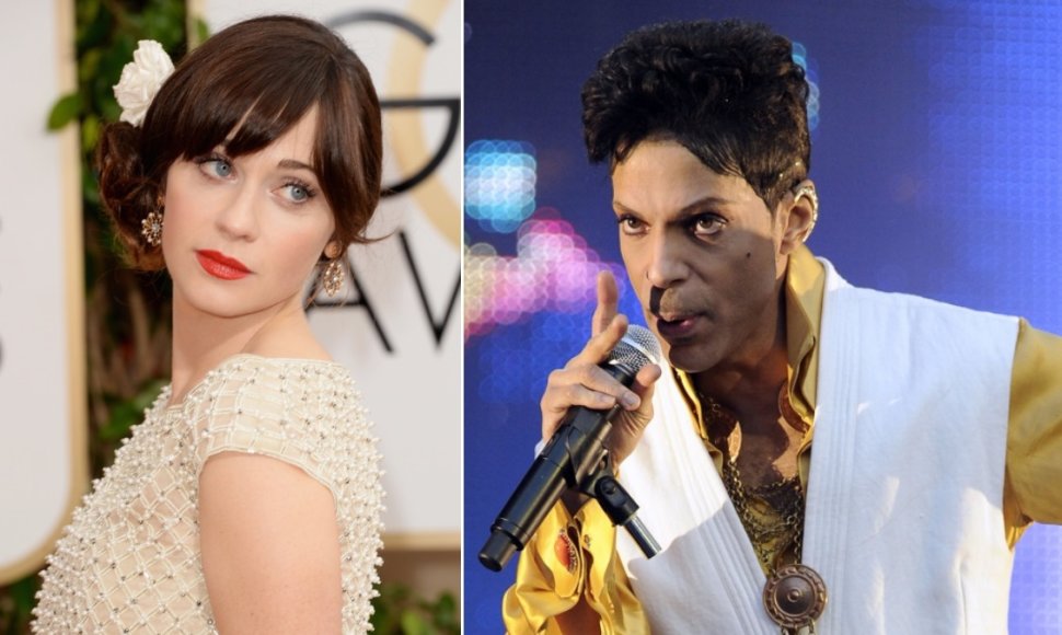 Zooey Deschanel ir Prince'as