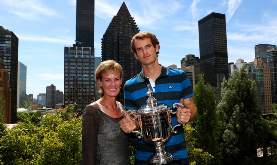 Judy Murray ir Andy Murray