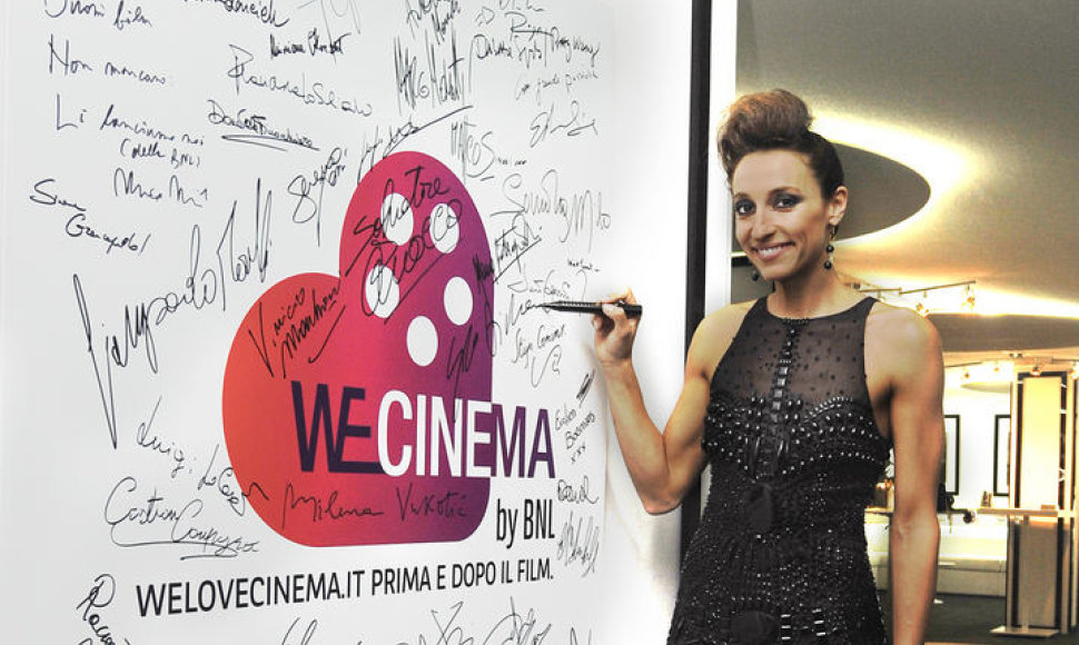 Elisa Di Francisca in Gattinoni Couture Festival del Film di Roma 2013