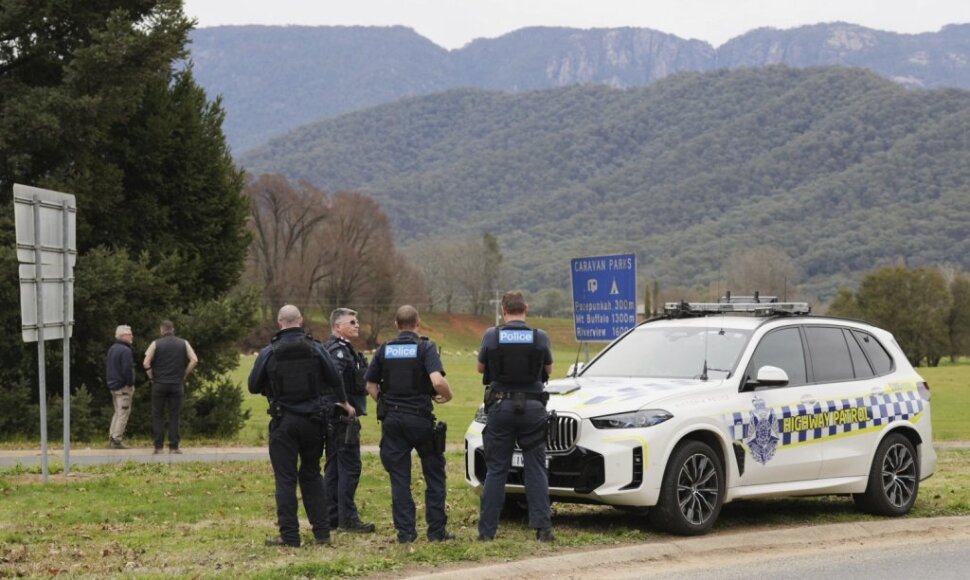 Australijoje nu&scaron;auti du policininkai