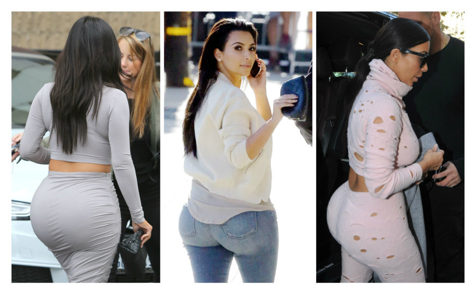 Įspūdingas Kim Kardashian užpakaliukas