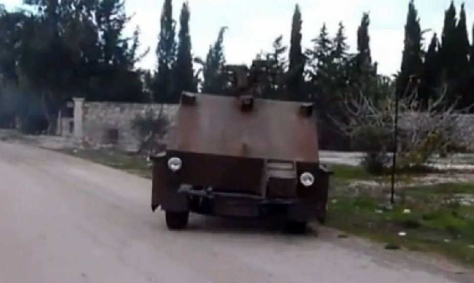 Sirijos sukilėlių tankas
