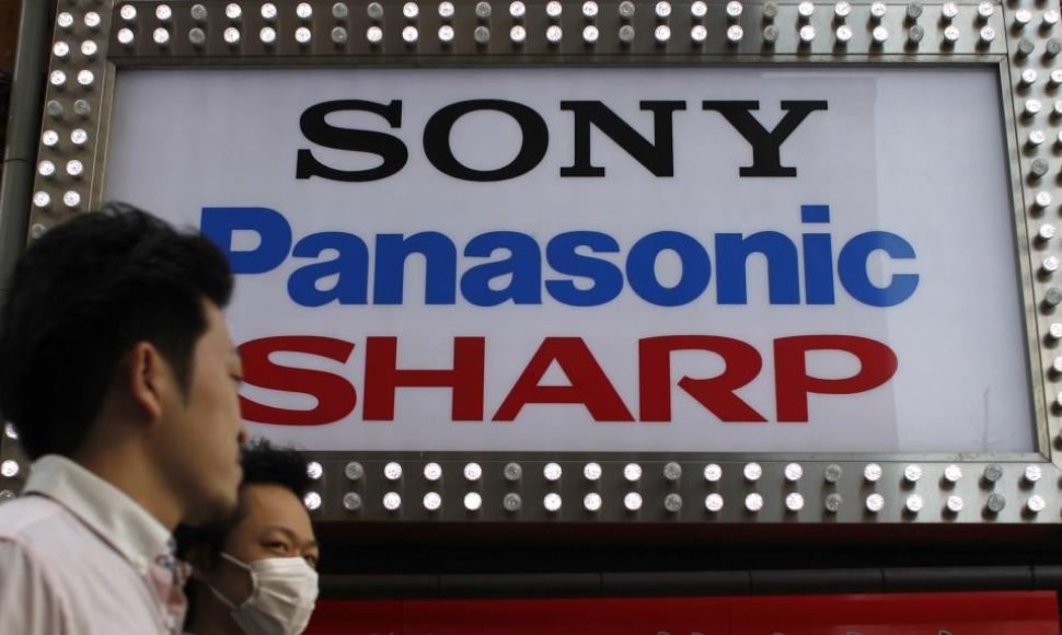 Japonijos elektronikos gamintojai „Sony“, „Panasonic“, „Sharp“ susiduria su rimtais iššūkiais. 