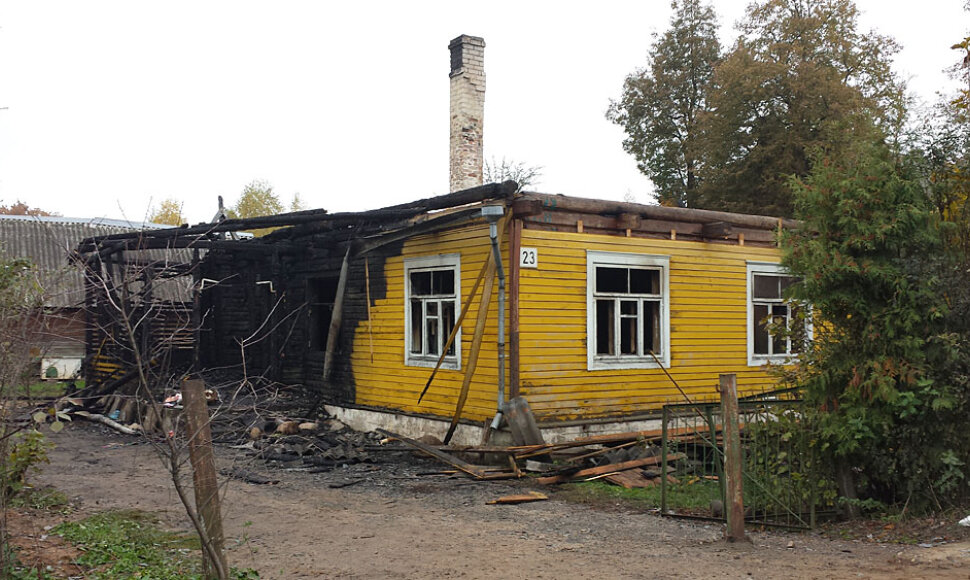 Po gaisro &Scaron;venčionyse