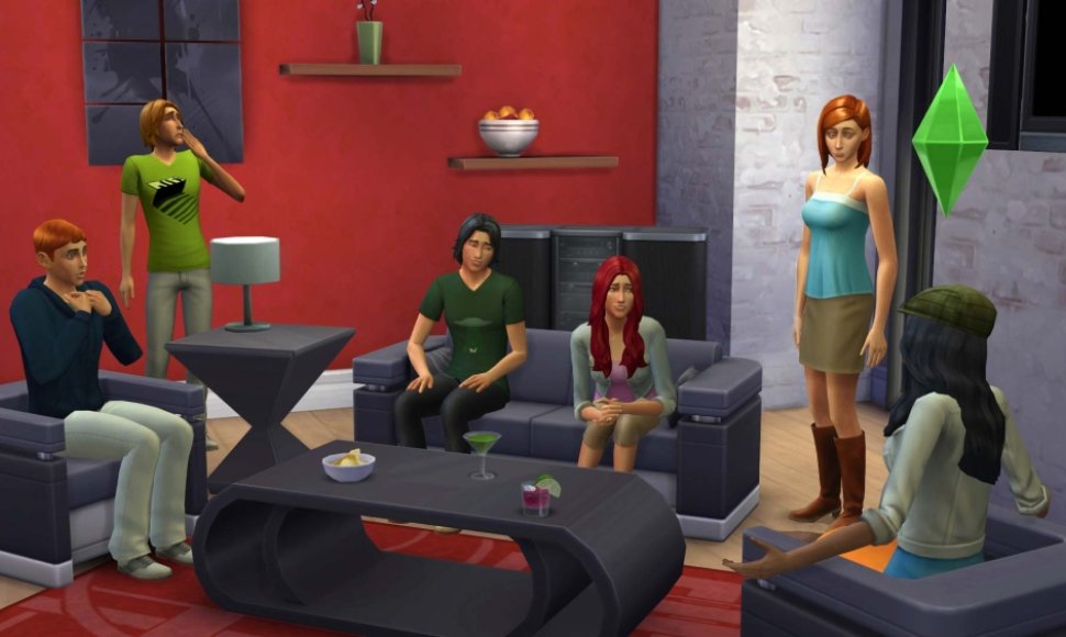 Žaidimo „The Sims 4“ kadras