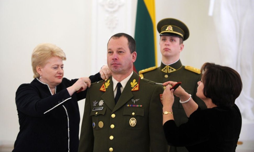 Prezidentūroje Vilmantui Tamošaičiui suteiktas brigados generolo laipsnis