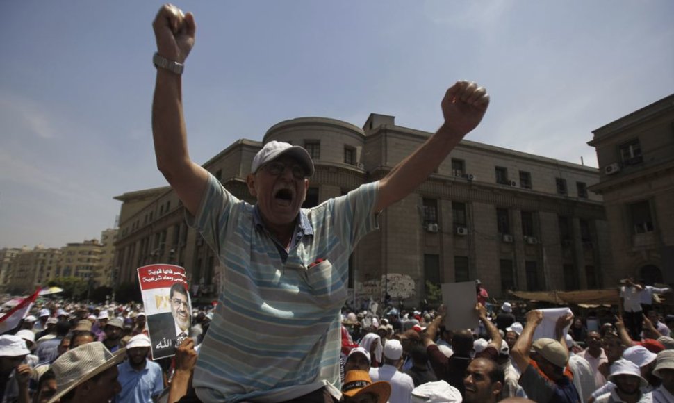 Mohamedo Mursi šalininkų protestas