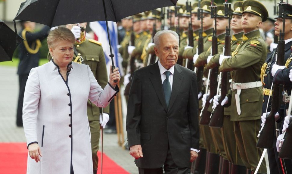 Shimonas Peresas ir Dalia Grybauskaitė