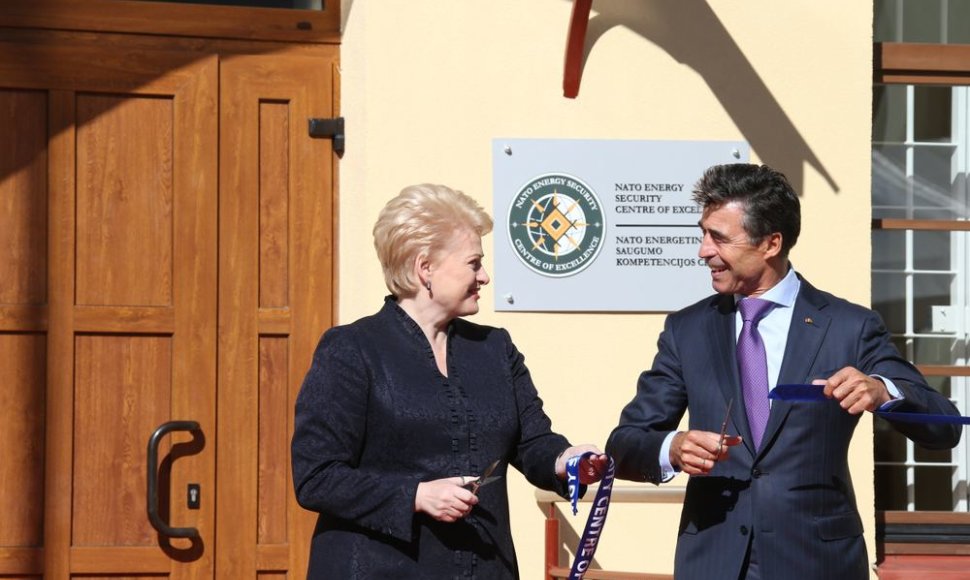 Dalia Grybauskaitė ir Andersas Foghas Rasmussenas