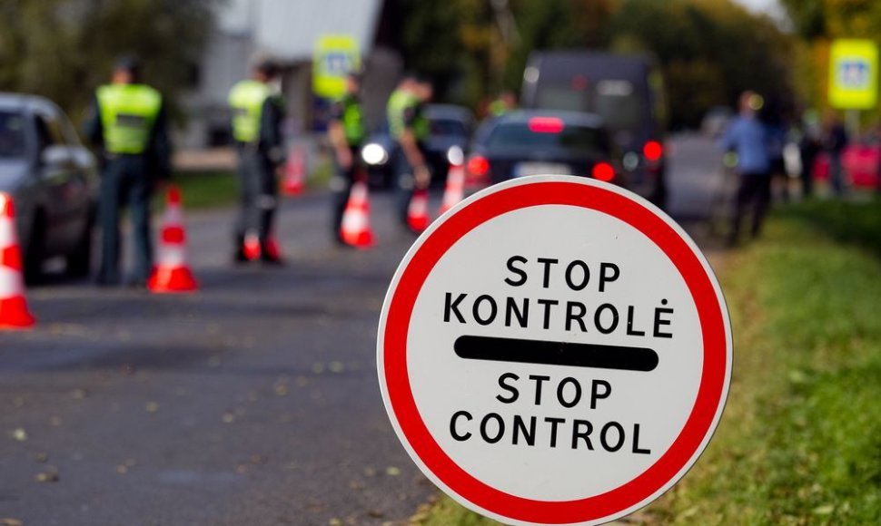 Vilniaus policijos akcija Čekoniškėse