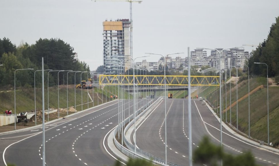 Vilniaus vakarinio aplinkkelio statybos, antrojo etapo baigiamieji darbai 