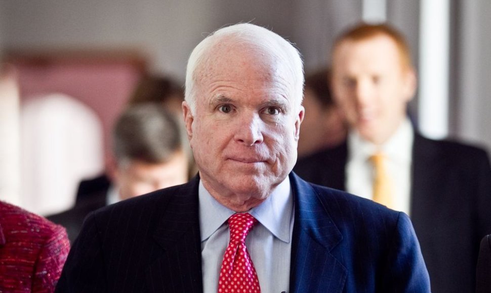 Lietuvoje vieši JAV senatorius J.McCainas