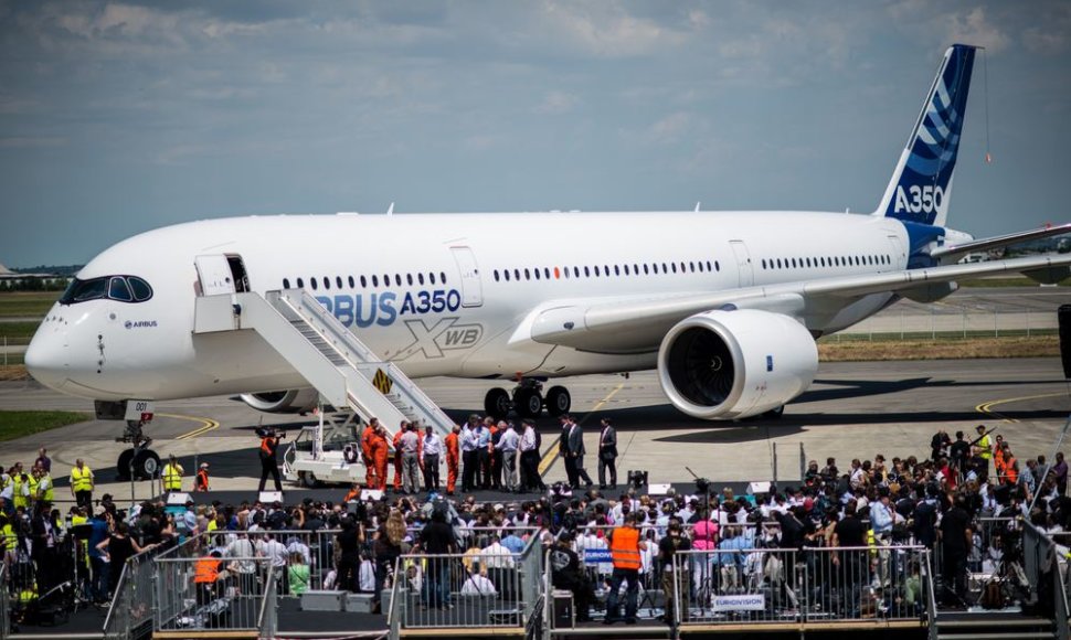 Europinio firmos „Airbus“ lėktuvo A350 pirmasis skrydis