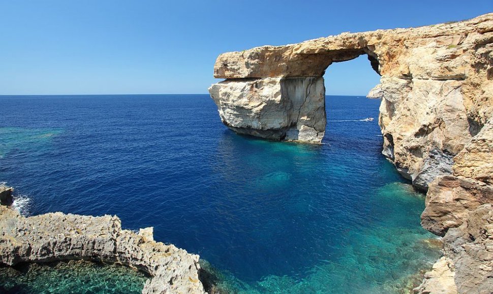 Gozo salos įžymybė – Mėlynasis langas.