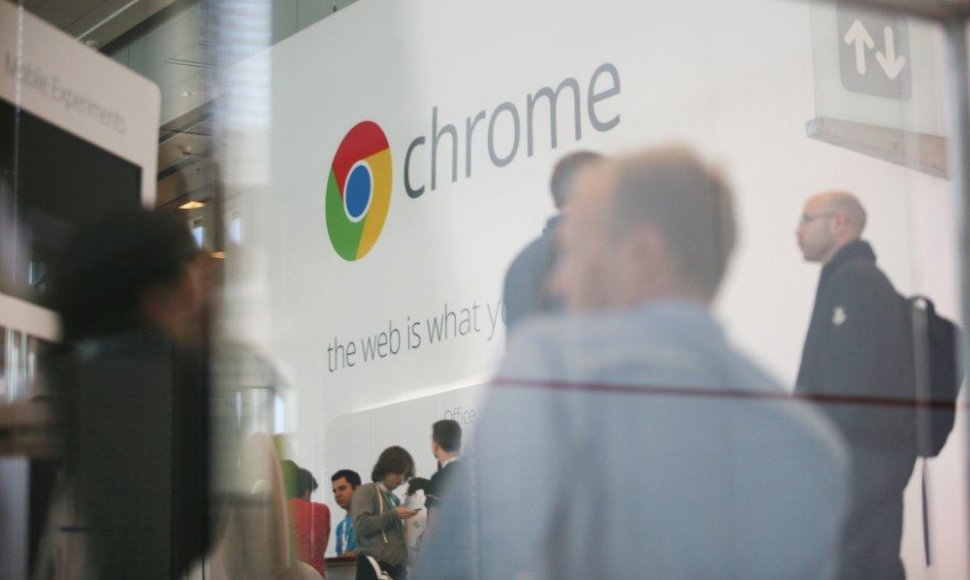 Interneto naršyklės „Google Chrome“ logotipas
