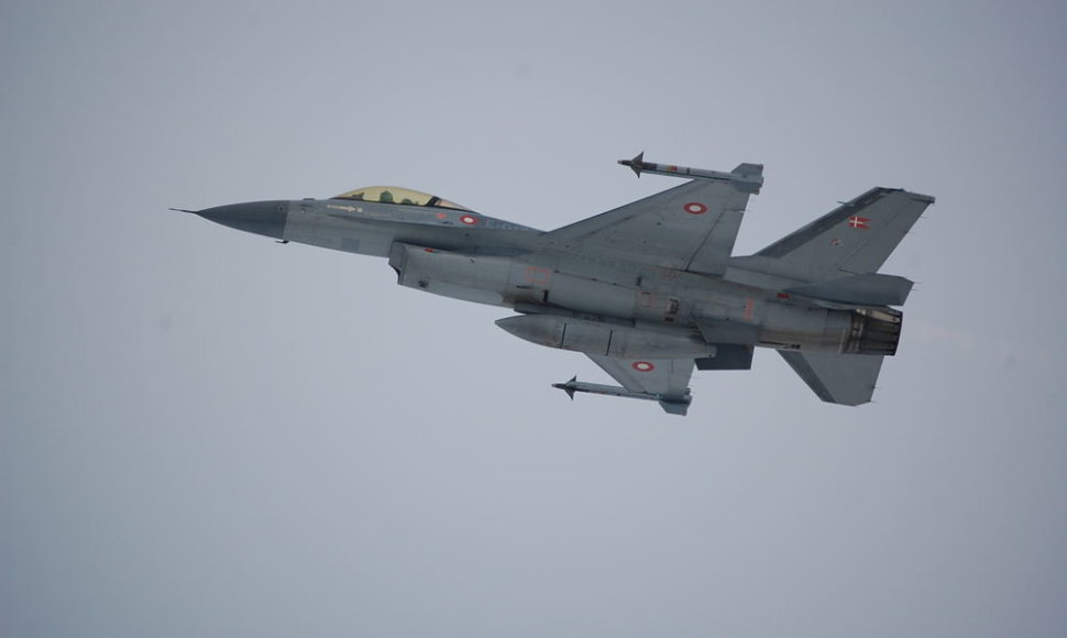 Danijos karinių oro pajėgų naikintuvas F-16