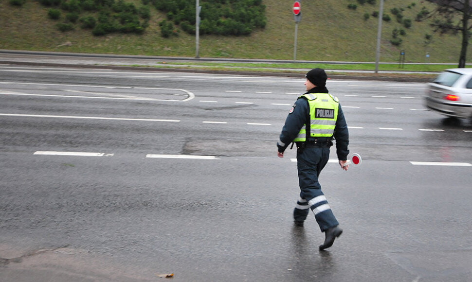 Policijos reidas Vilniuje