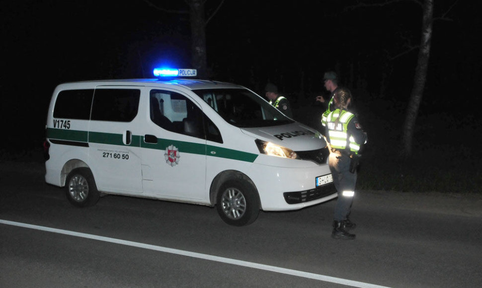 Avarijos vietoje Vilniaus rajone, Didžiojoje Riešėje