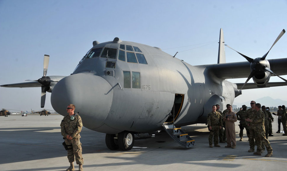 Lėktuvo „C-130H Hercules“ perdavimo Afganistanui ceremonija