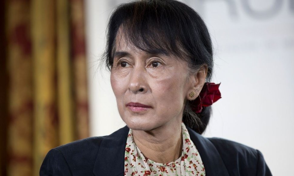Mianmaro opozicijos lyderė Aung San Suu Kyi