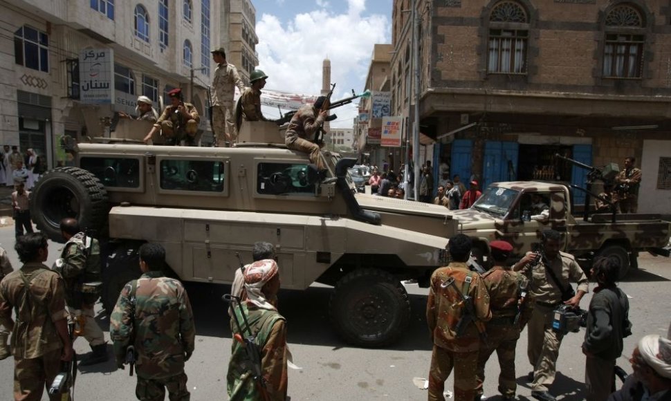 Jemeno kariai Sanos gatvėse