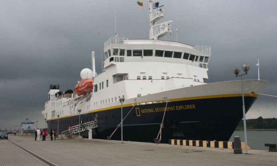 Laivas „National Geographic Explorer“ į Klaipėdą atplukdė 142 keleivius.