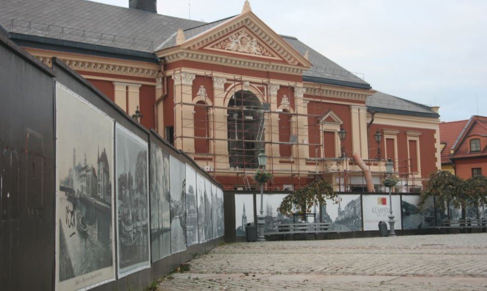 Klaipėdos dramos teatro rekonstrukciją norima užbaigti 2014-aisiais.