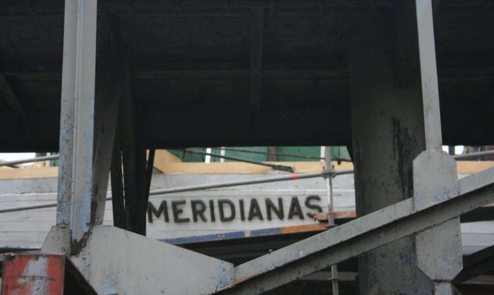 Burlaivis „Meridianas“ pusmetį praleis doke
