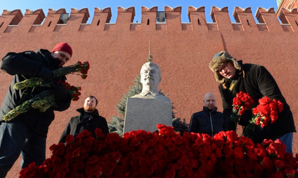 Maskvoje minimios Josifo Stalino mirties metinės