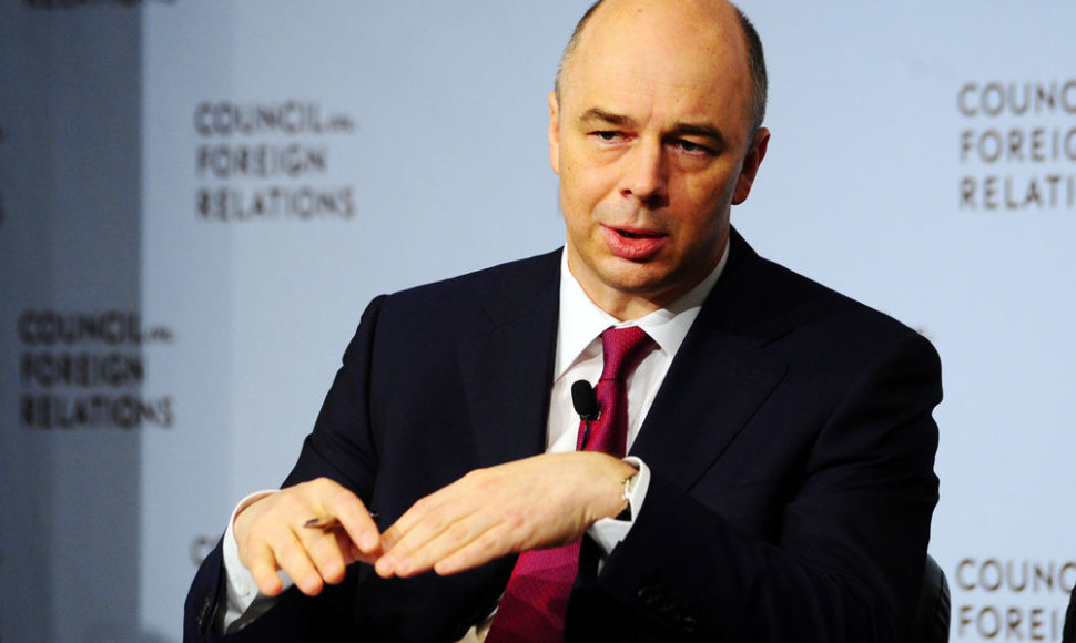 Rusijos finansų ministras Antonas Siluanovas